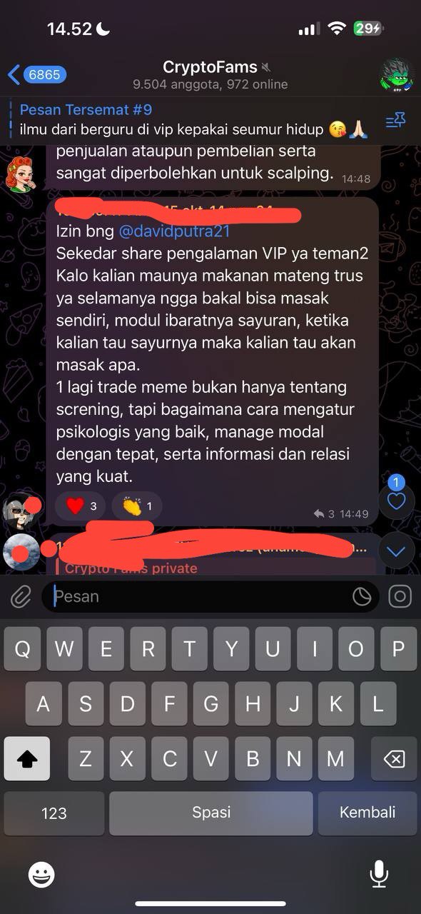 Testimoni member: belajar masak sendiri, bukan makanan mateng